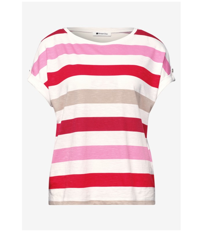 CAMISETA MUJER RAYAS STREET ONE