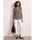 CHALECO CON CUELLO SOLAPA MUJER STREET ONE