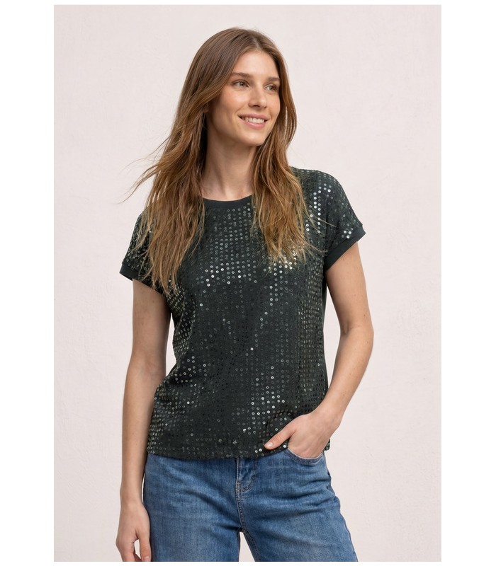 CAMISETA LENTEJUELAS MUJER STREET ONE