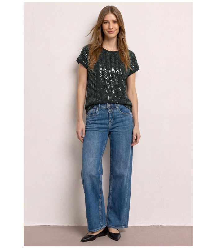 CAMISETA LENTEJUELAS MUJER STREET ONE