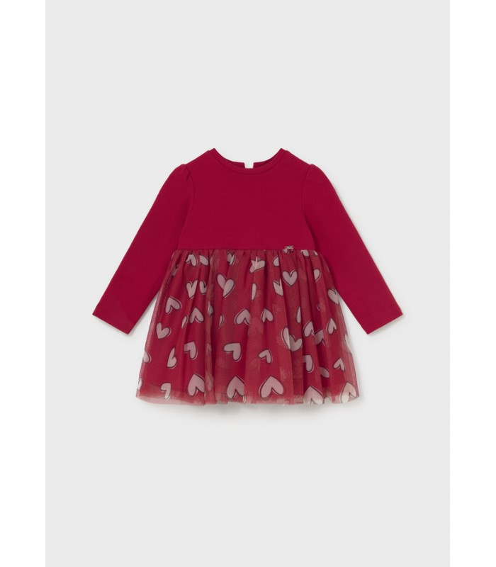 VESTIDO CORAZONES BEBÉ NIÑA MAYORAL