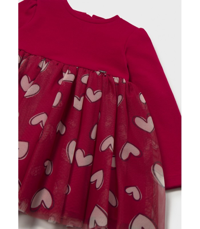 VESTIDO CORAZONES BEBÉ NIÑA MAYORAL