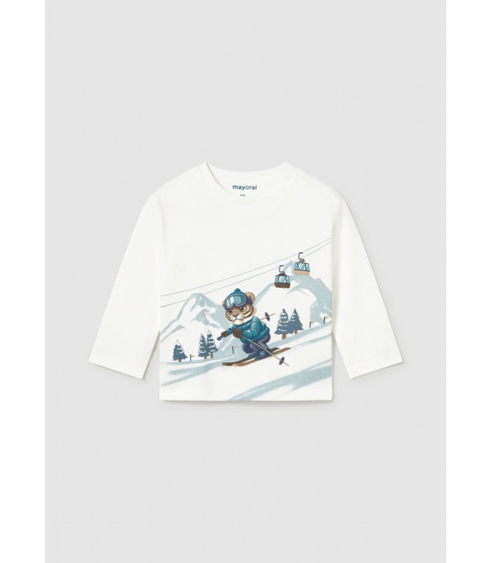 CAMISETA TIGRE ESQUÍ BEBÉ NIÑO MAYORAL