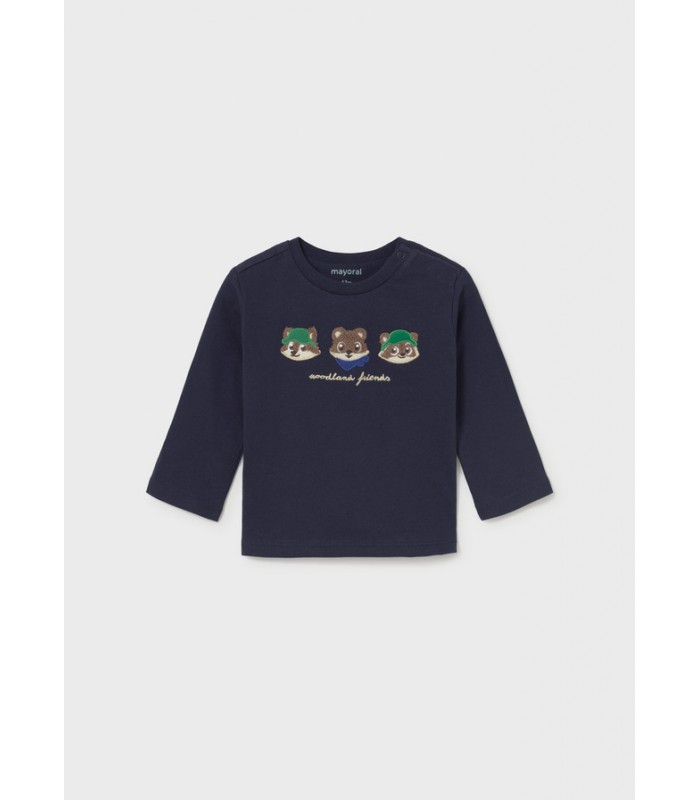 CAMISETA BORDADA BEBÉ NIÑO MAYORAL