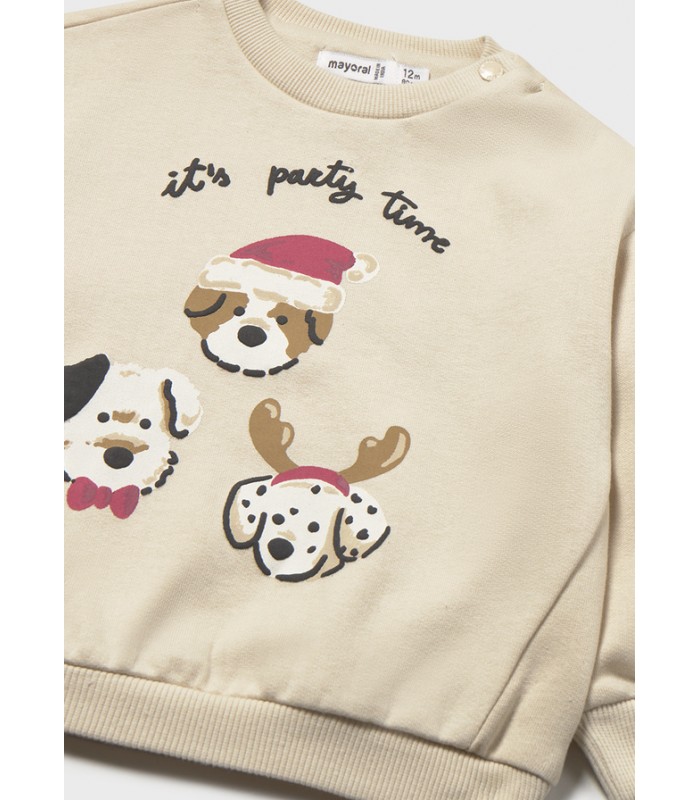 SUDADERA PERRITOS BEBÉ NIÑO MAYORAL