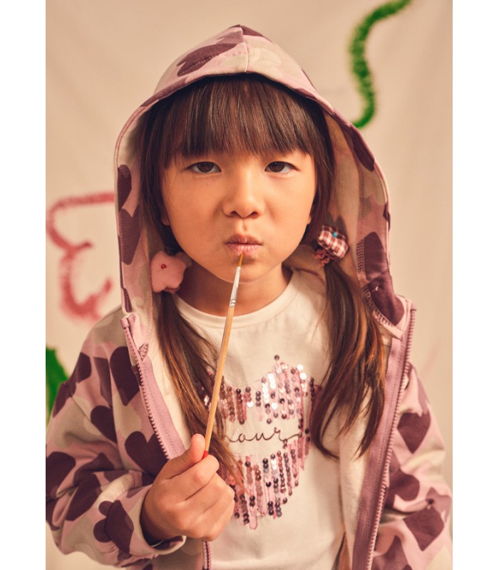 CAMISETA AMOUR NIÑA MAYORAL