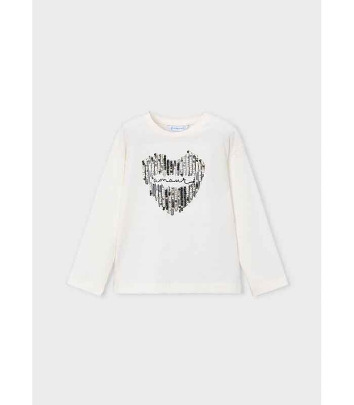 CAMISETA CORAZÓN NIÑA MAYORAL