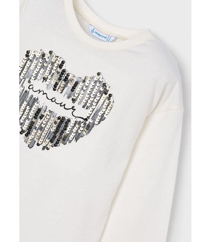 CAMISETA CORAZÓN NIÑA MAYORAL