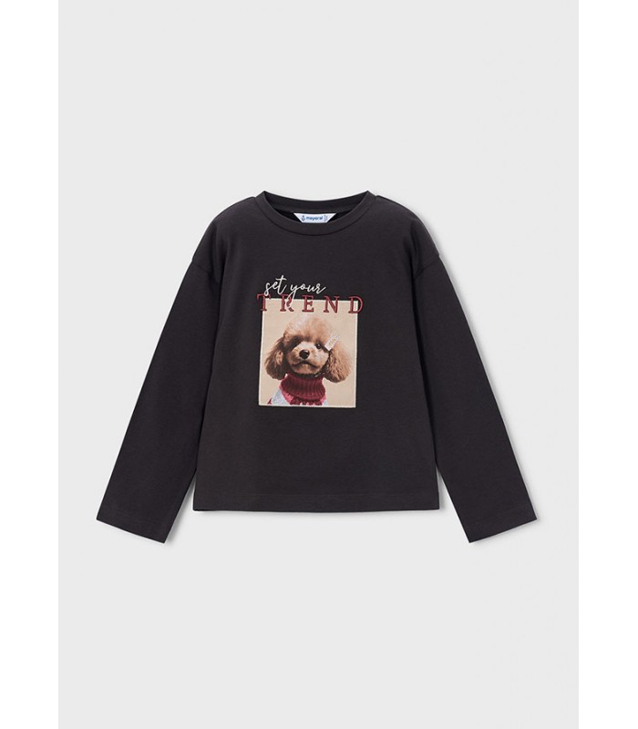 CAMISETA BORDADO TREND NIÑA MAYORAL