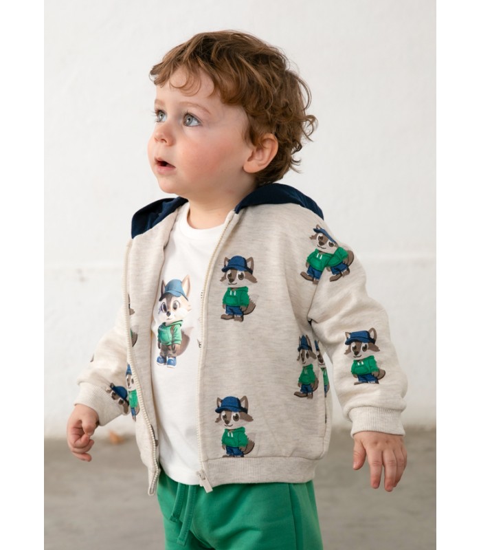 CHÁNDAL ESTAMPADO DOS PANTALONES BEBÉ NIÑO MAYORAL