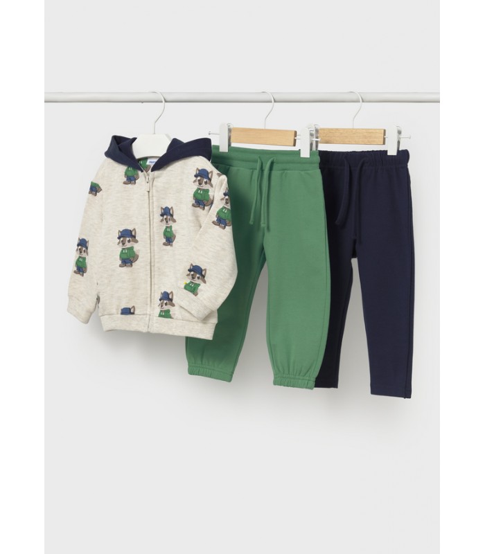 CHÁNDAL ESTAMPADO DOS PANTALONES BEBÉ NIÑO MAYORAL