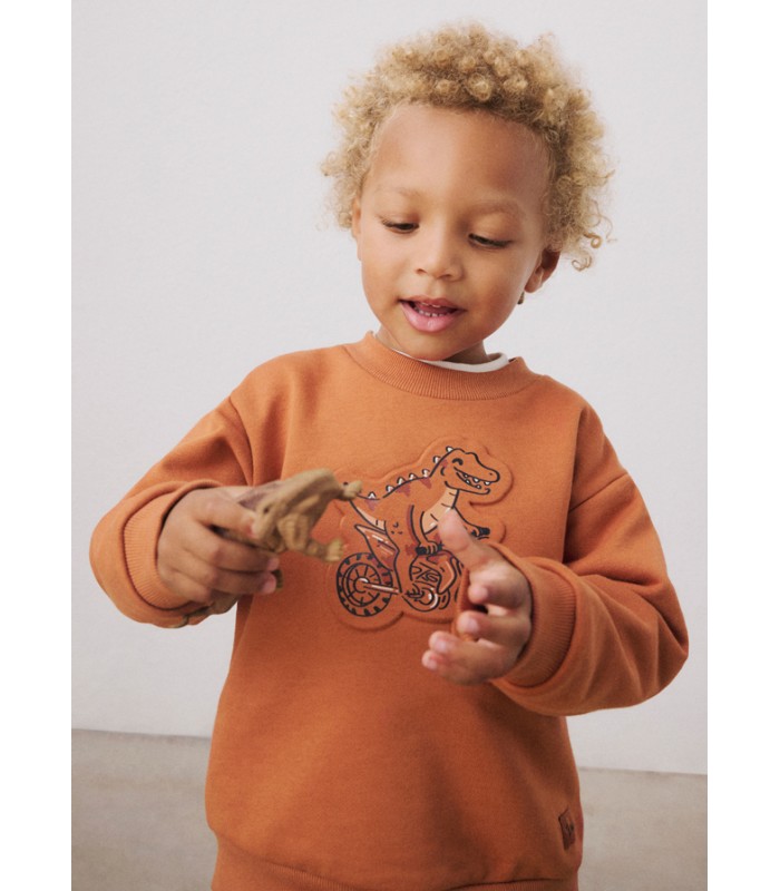 SUDADERA EMBOSSED DINO NIÑO MAYORAL