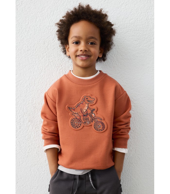 SUDADERA EMBOSSED DINO NIÑO MAYORAL