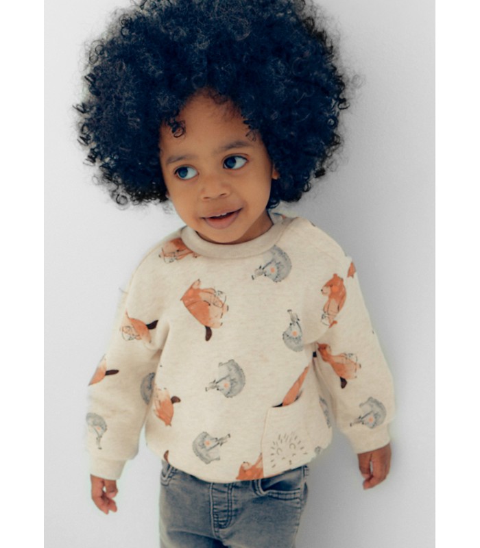 SUDADERA BEBÉ NIÑO ANIMALES MAYORAL