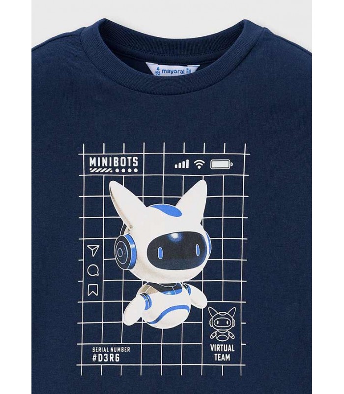CAMISETA INTERACTIVA MINIBOTS NIÑO MAYORAL