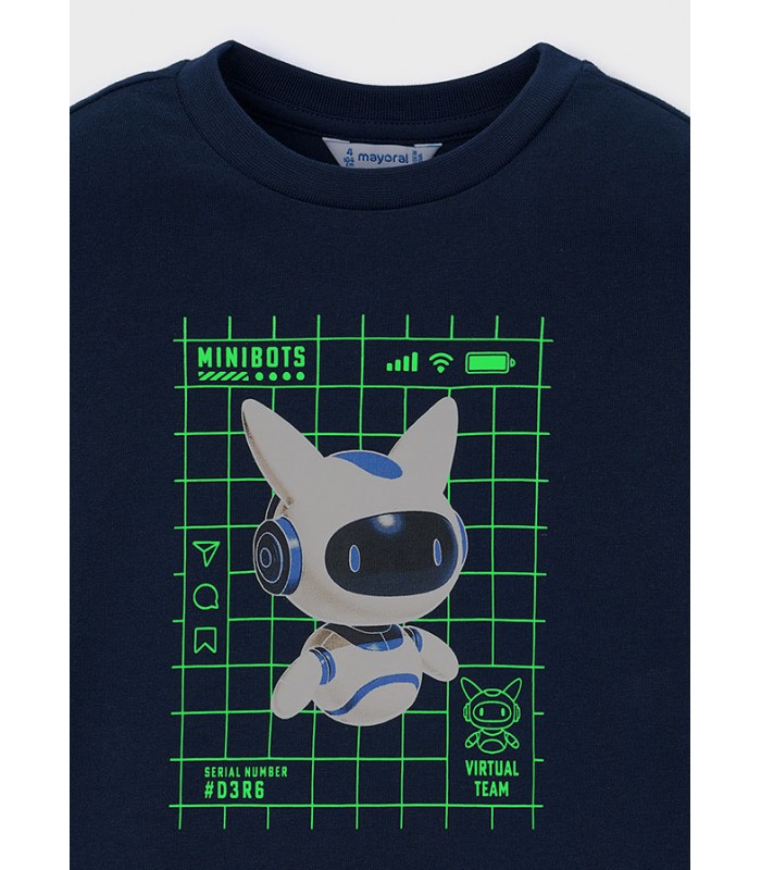 CAMISETA INTERACTIVA MINIBOTS NIÑO MAYORAL