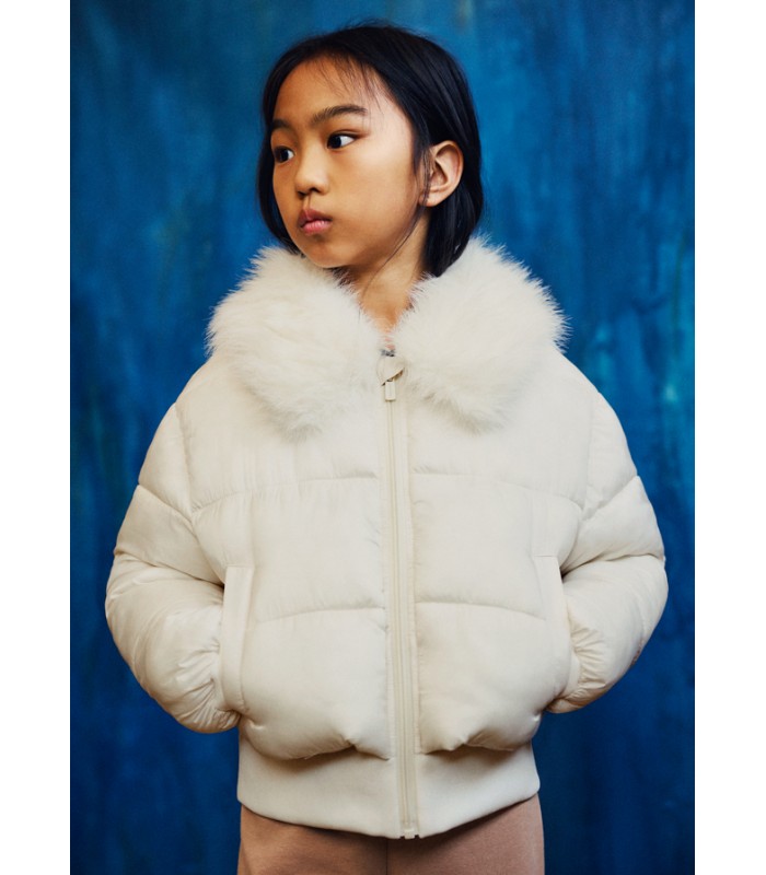 CHAQUETÓN CROPPED PELO CHICA MAYORAL