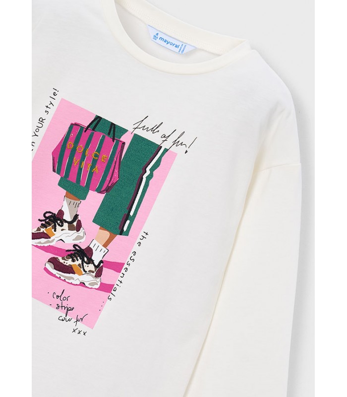 CAMISETA DOLCE VITA NIÑA MAYORAL