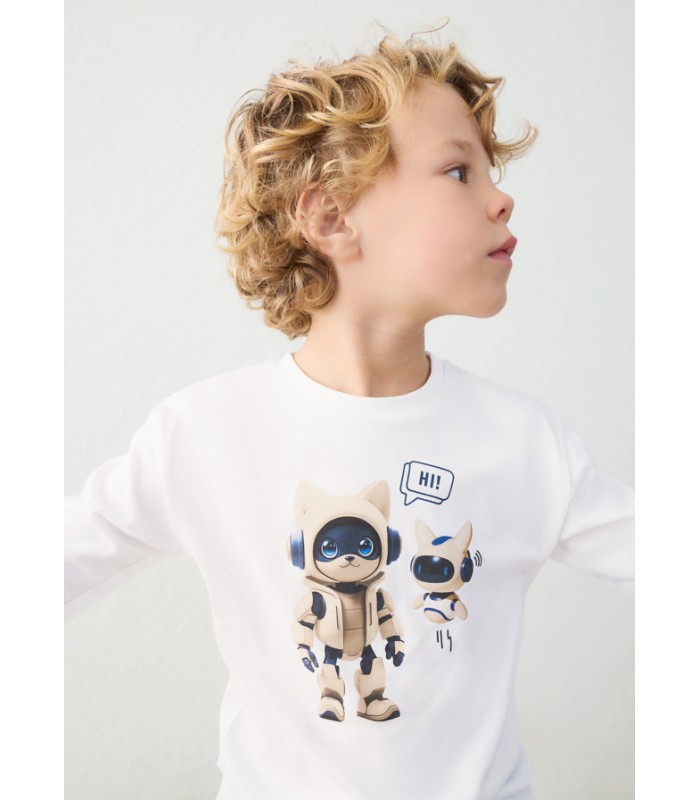 CAMISETA ROBOT NIÑO MAYORAL