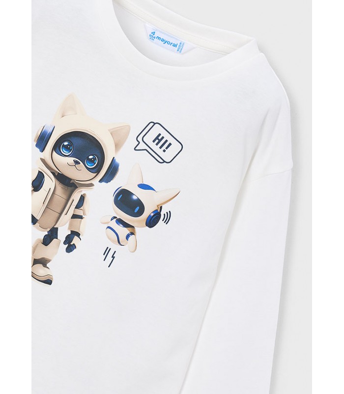 CAMISETA ROBOT NIÑO MAYORAL