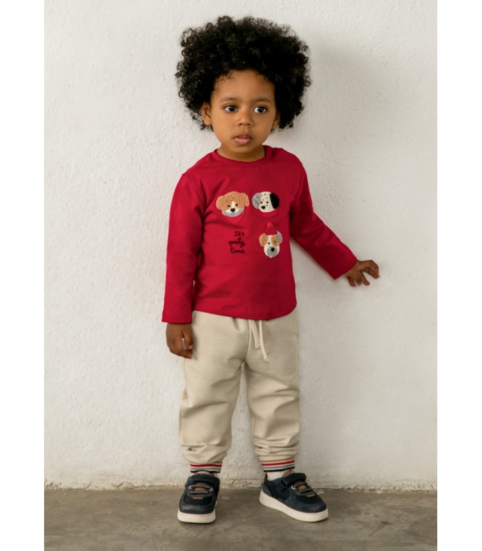 CAMISETA BEBÉ NIÑO PERRITOS MAYORAL