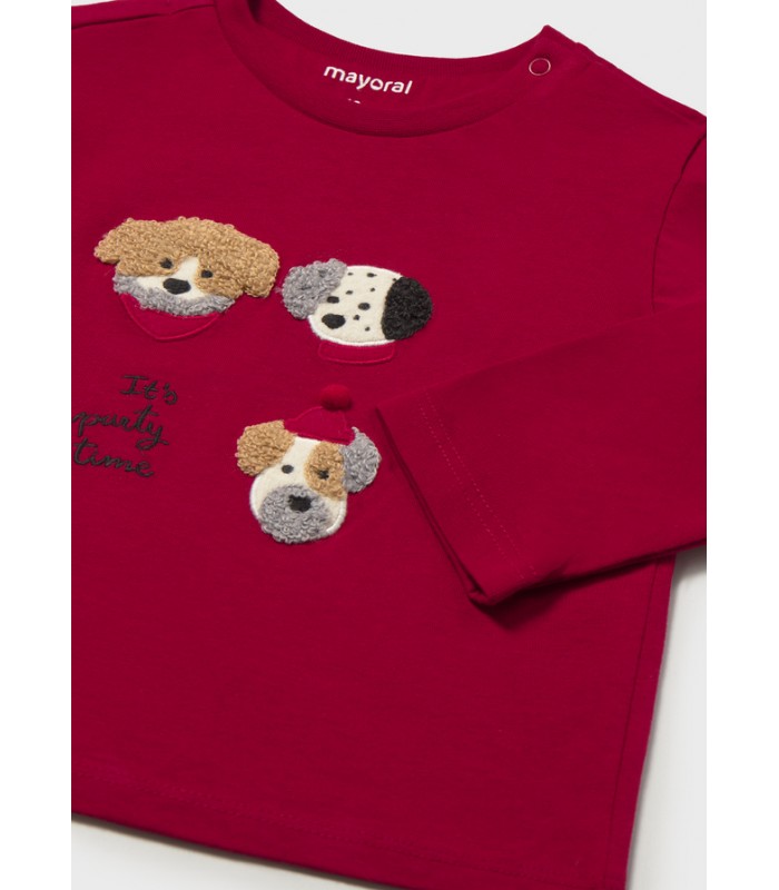 CAMISETA BEBÉ NIÑO PERRITOS MAYORAL