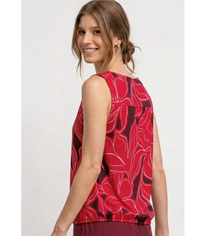 TOP ESTAMPADO MUJER CON BAJO GOMA STREET ONE