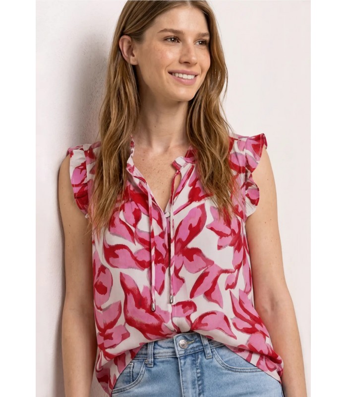 BLUSA VOLANTES FLORAL MUJER STREET ONE