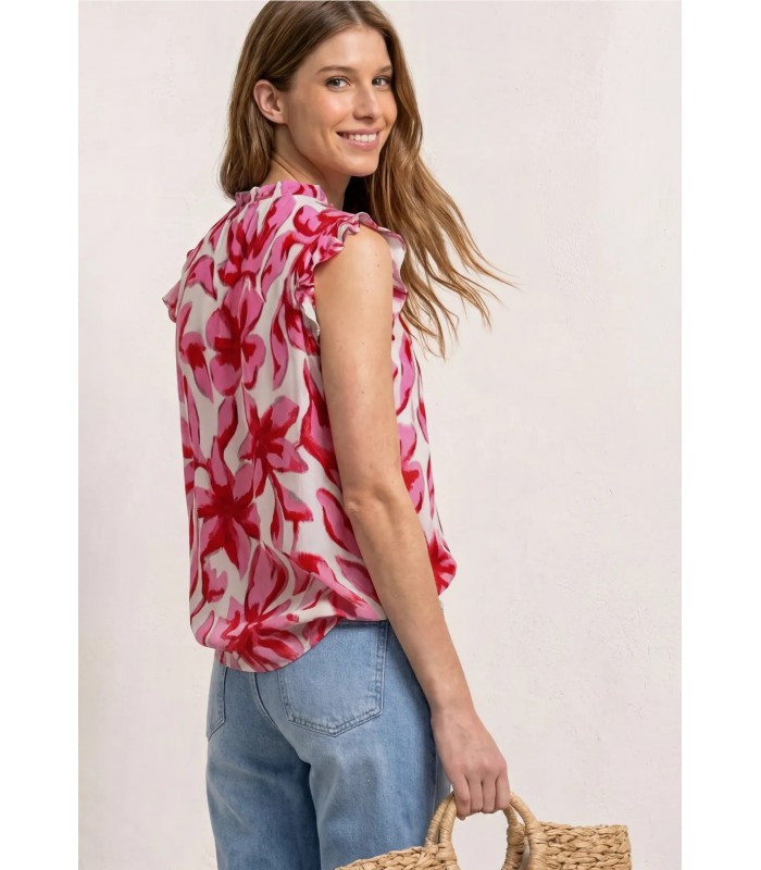 BLUSA VOLANTES FLORAL MUJER STREET ONE