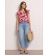 BLUSA VOLANTES FLORAL MUJER STREET ONE