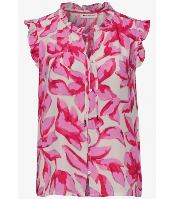 BLUSA VOLANTES FLORAL MUJER STREET ONE