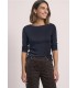 CAMISETA BÁSICA CUELLO BARCO MUJER STREET ONE