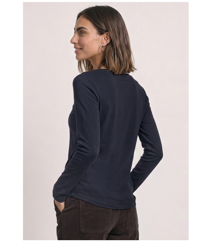 CAMISETA BÁSICA CUELLO BARCO MUJER STREET ONE