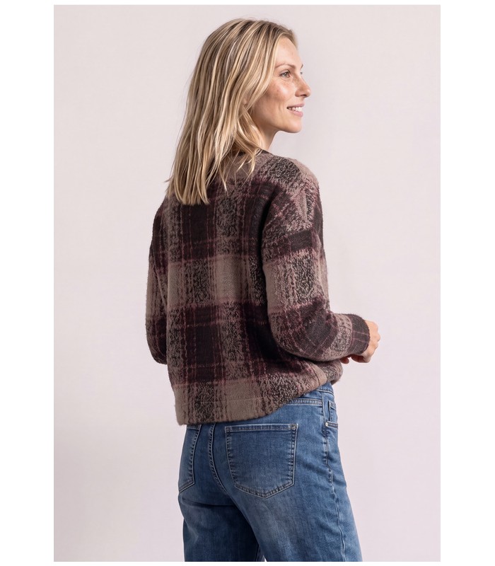 JERSEY CUADROS MUJER STREET ONE