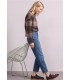 JERSEY CUADROS MUJER STREET ONE