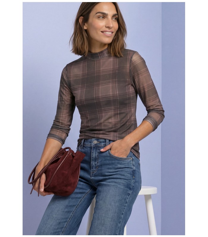 CAMISETA DE MALLA CUADROS MUJER STREET ONE