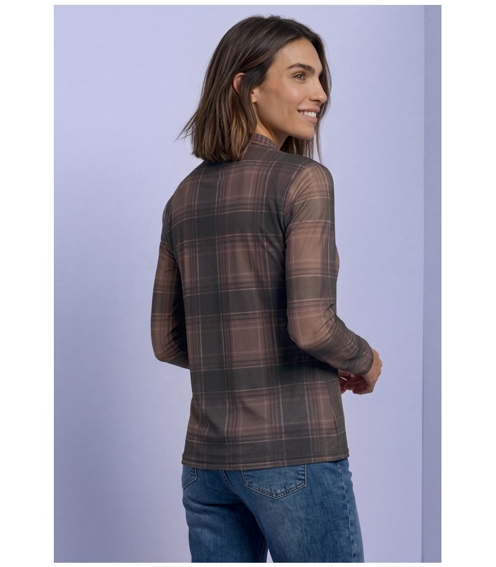 CAMISETA DE MALLA CUADROS MUJER STREET ONE