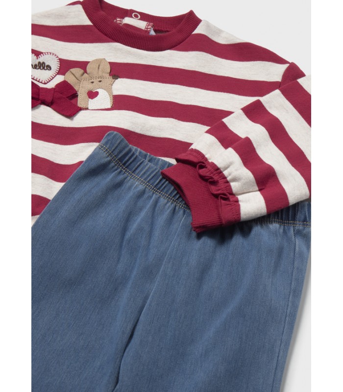 CONJUNTO SUDADERA BEBÉ NIÑA MAYORAL