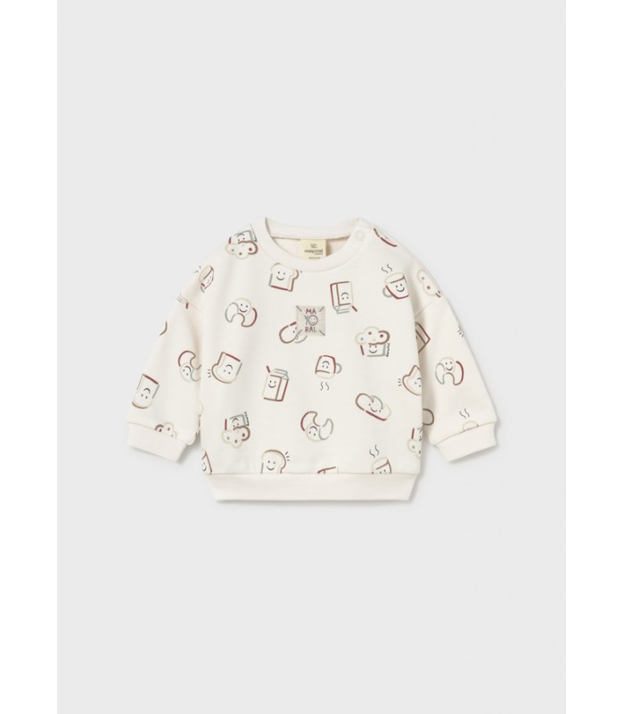 SUDADERA BEBÉ ESTAMPADA "FOR EVERYONE" MAYORAL