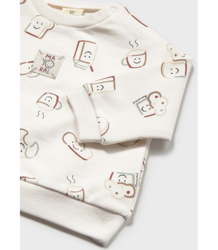 SUDADERA BEBÉ ESTAMPADA "FOR EVERYONE" MAYORAL