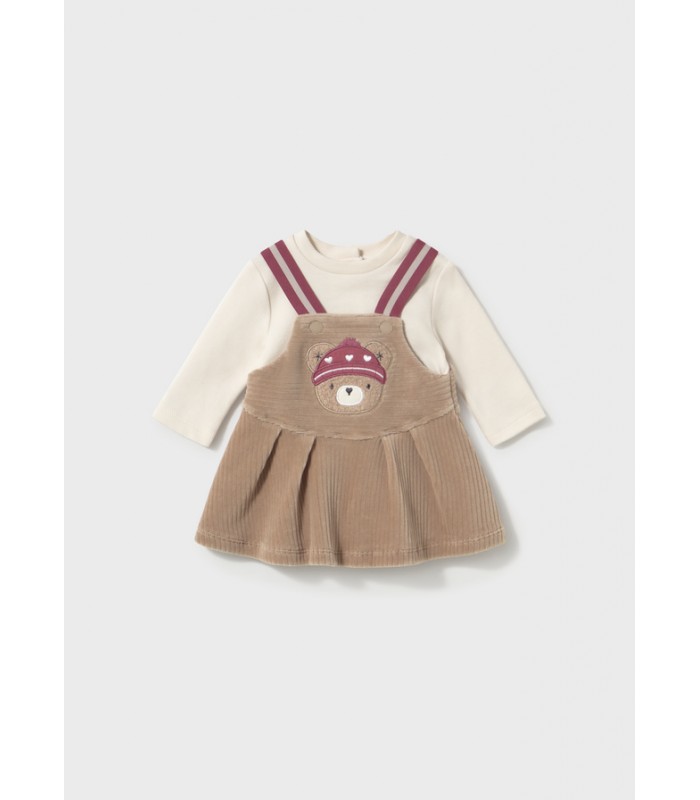 VESTIDO OSITO BEBÉ NIÑA MAYORAL