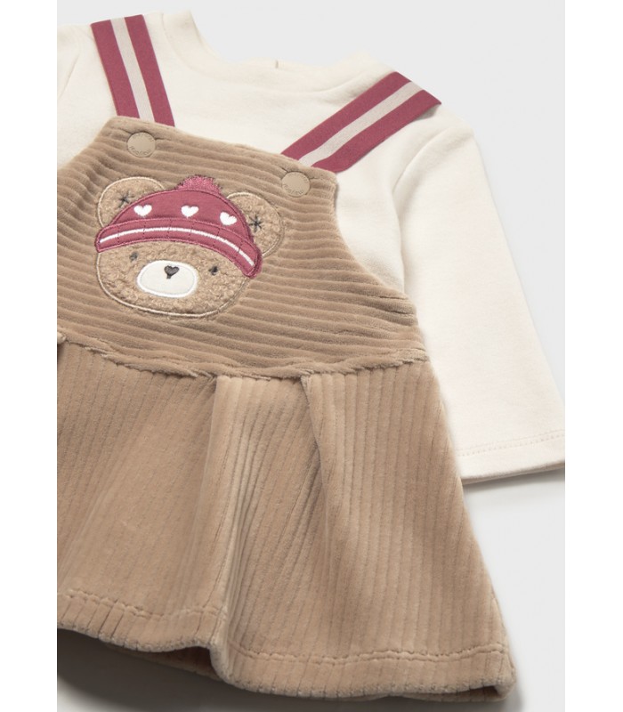 VESTIDO OSITO BEBÉ NIÑA MAYORAL