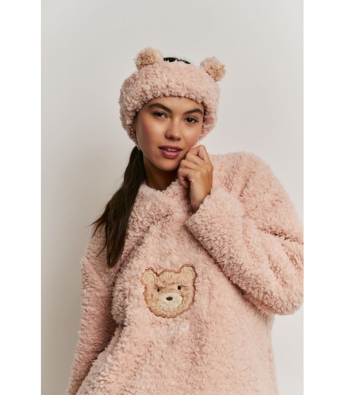 PIJAMA PELUDO OSO MUJER PROMISE