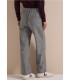 PANTALÓN CUADROS ANCHO MUJER CECIL