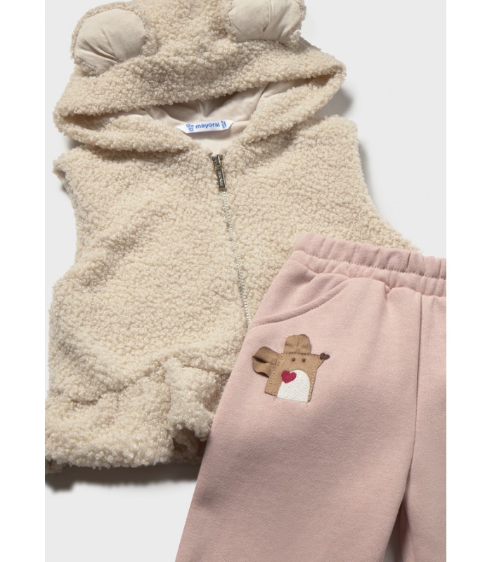 CHÁNDAL CON CHALECO BEBÉ NIÑA MAYORAL