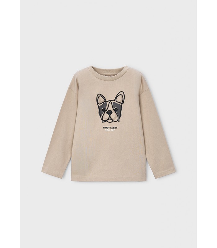 CAMISETA NIÑO PERRO BORDADO MAYORAL