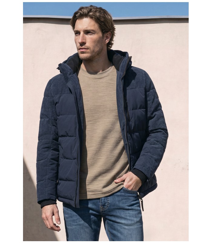 CHAQUETA ACOLCHADA DETALLES PANA HOMBRE STREET ONE