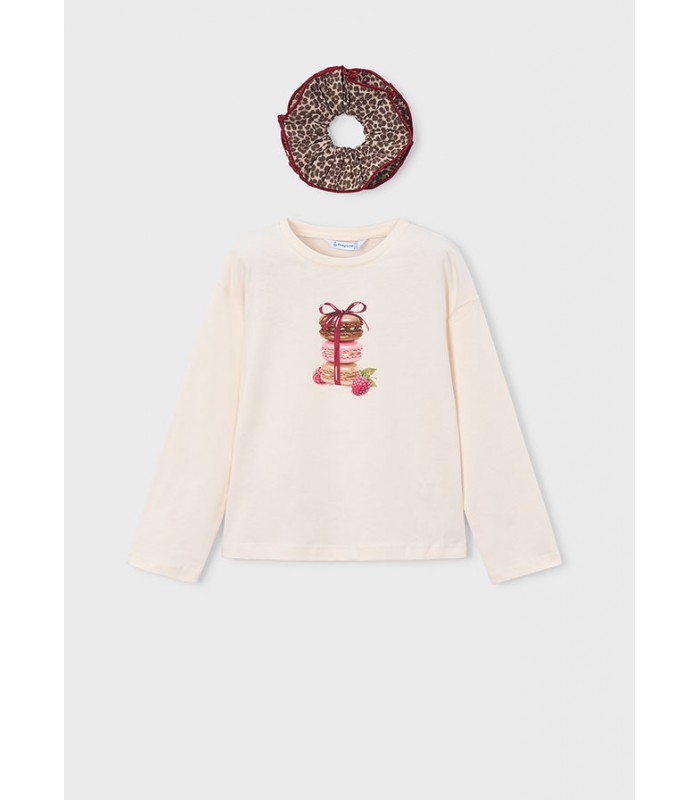 CAMISETA NIÑA MACARRONS MAYORAL