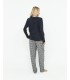 PIJAMA MUJER CUADROS SELMARK
