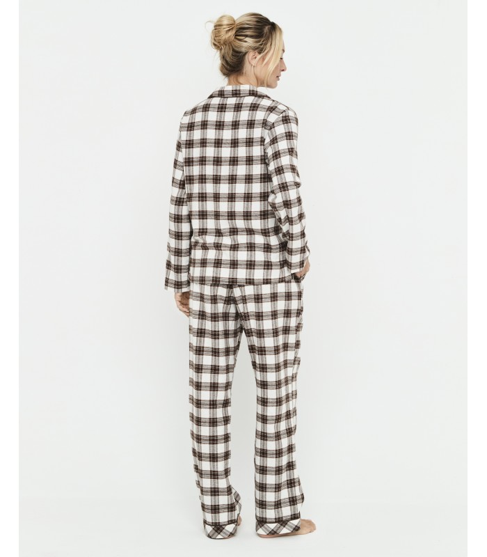 PIJAMA CAMISERO MUJER CUADROS SELMARK